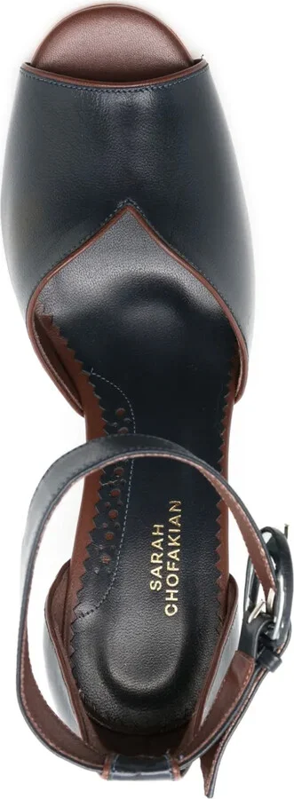 Lorraine 75mm leather sandals - Image 4
