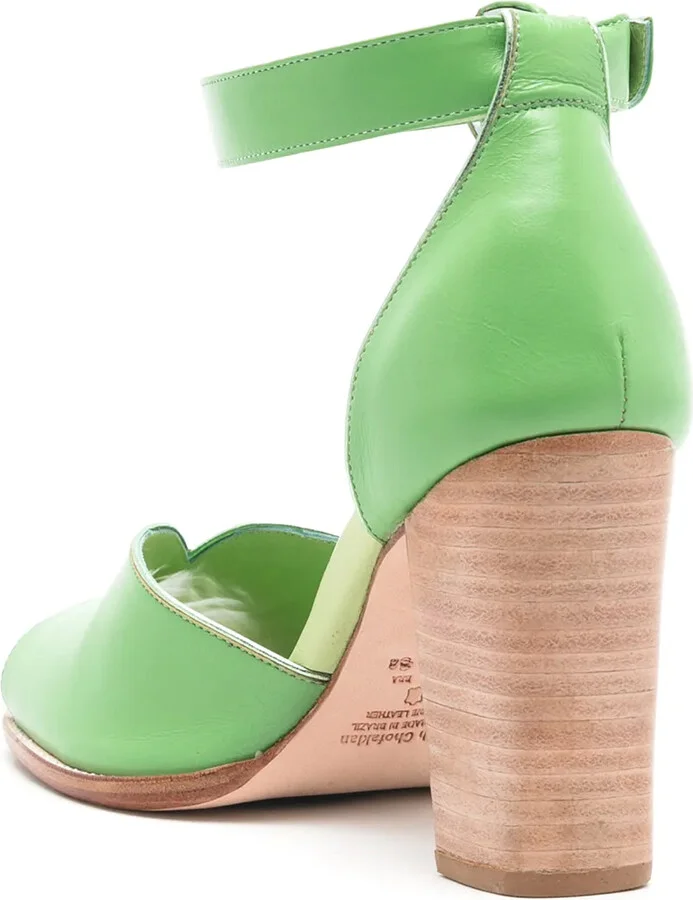 Lorraine 75mm leather sandals - Image 3