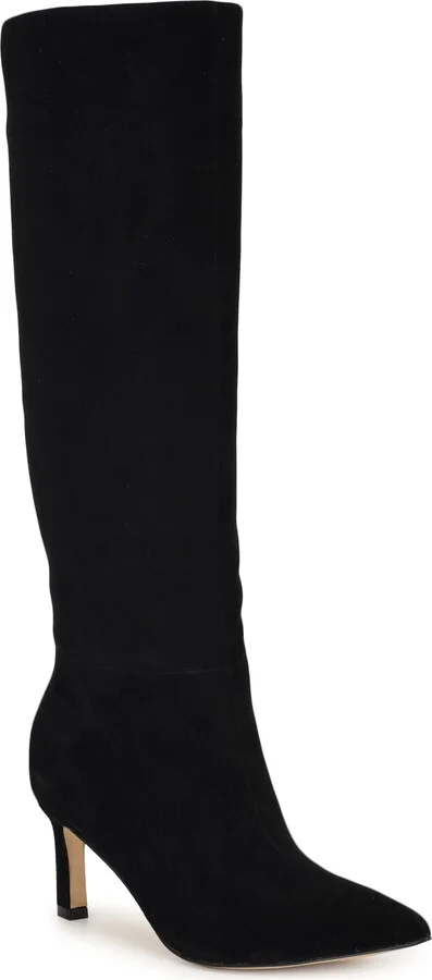 Lorthey Pointed Toe Knee High Boot