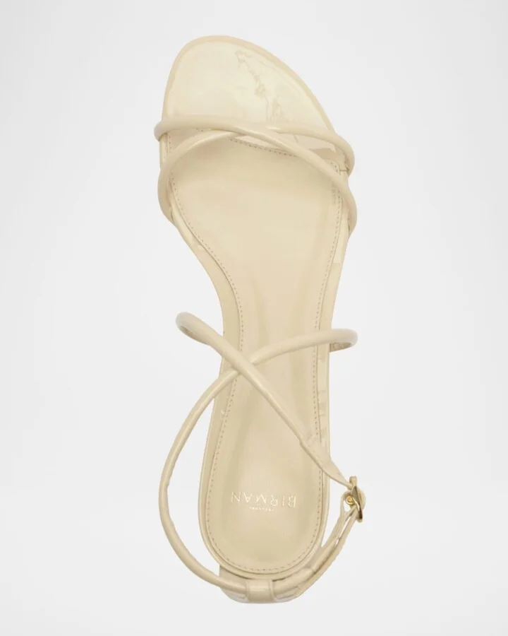 Lory Flat Patent Leather Sandals - Image 3
