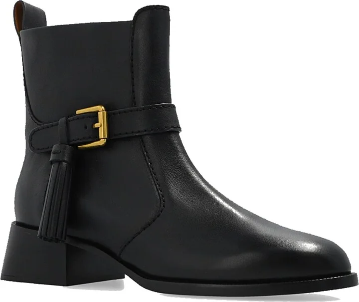 Lory Leather Ankle Boots - Image 2