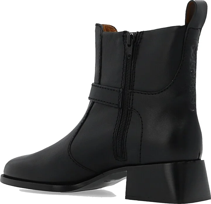 Lory Leather Ankle Boots - Image 3