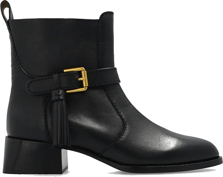 Lory Leather Ankle Boots