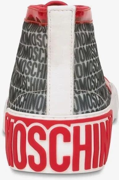Lost & Found Mesh High-Top Sneakers - Image 2
