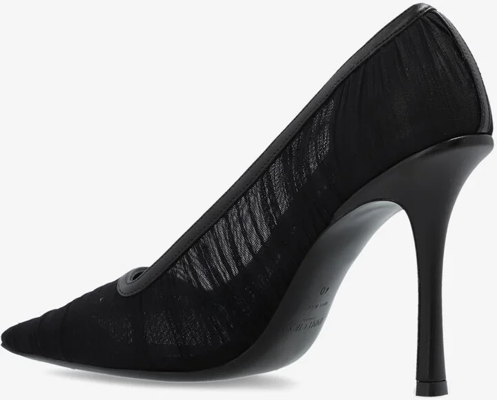 Lotta 100 Ruched Tulle Pumps - Image 2