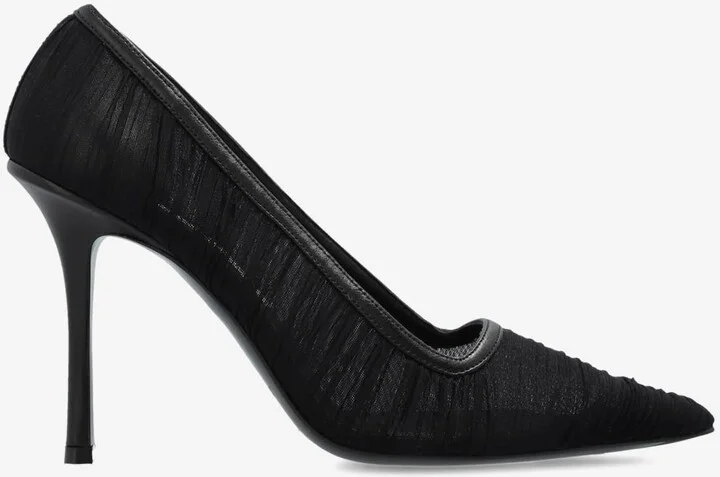 Lotta 100 Ruched Tulle Pumps