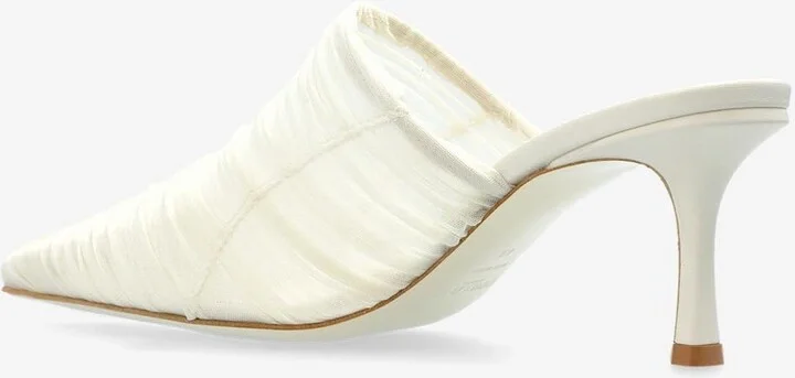 Lotta 65 Ruched Tulle Mules - Image 2