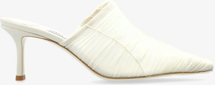 Lotta 65 Ruched Tulle Mules