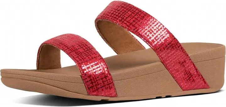 Lottie Chainprint Slide In Adrenaline Red