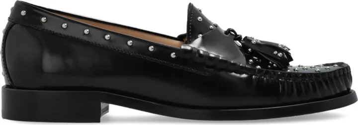 'Lottie' Loafers Shoes, , - Black