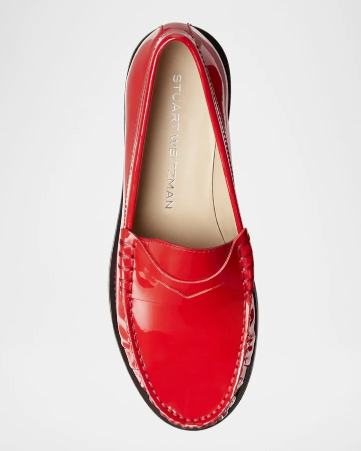 Lottie Patent Penny Loafers - Image 3