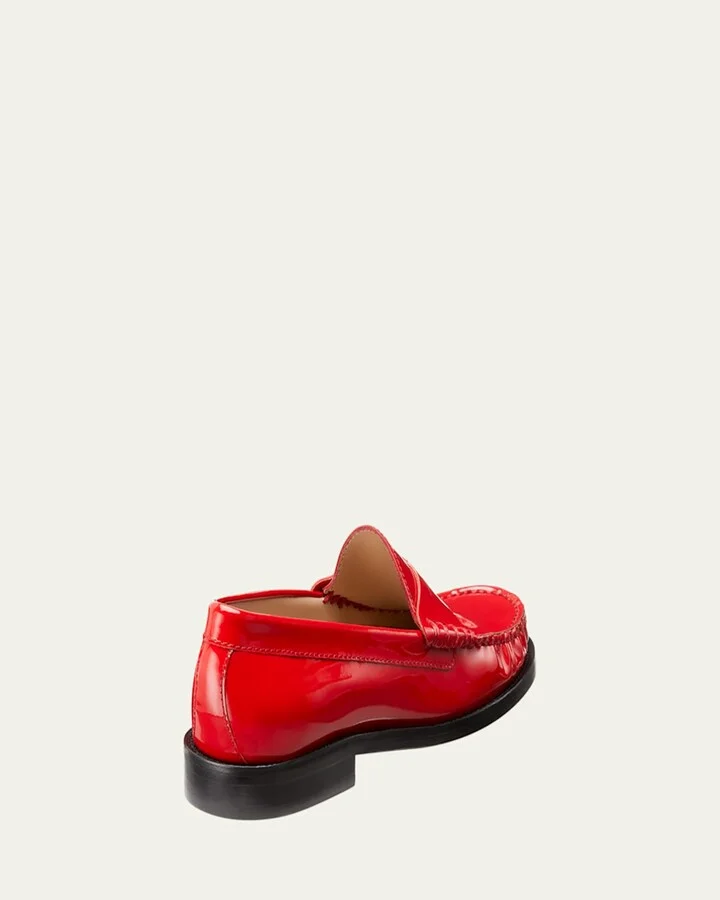 Lottie Patent Penny Loafers - Image 10