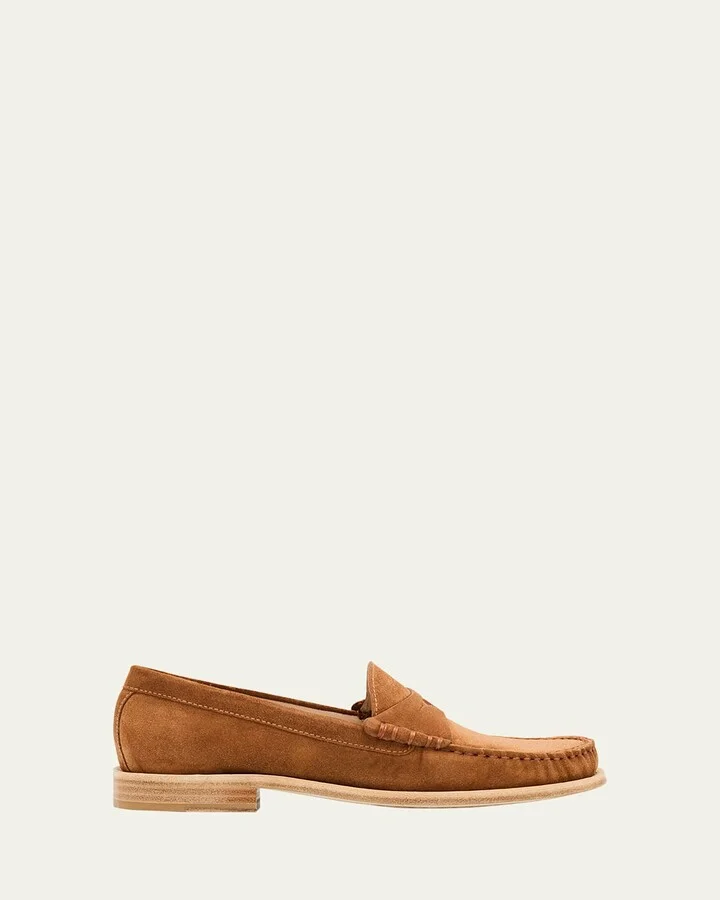Lottie Suede Penny Loafers