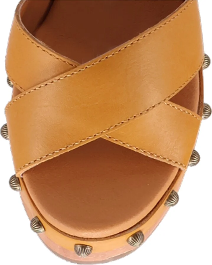 Lotus Ankle Strap Platform Sandal - Image 11