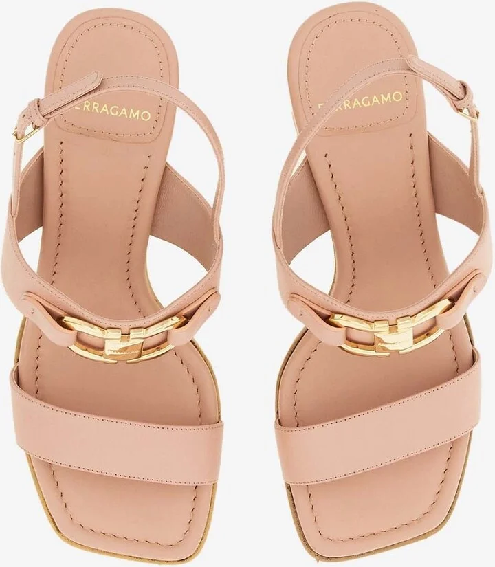 Lou 55 Slingback Leather Sandals - Image 2
