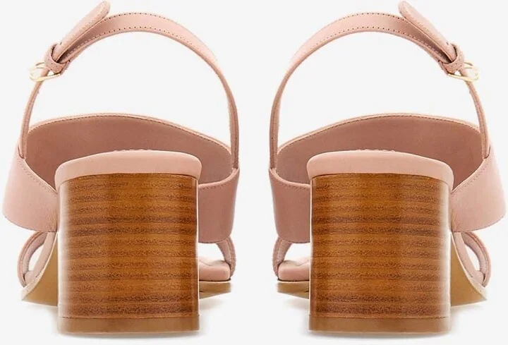 Lou 55 Slingback Leather Sandals - Image 3