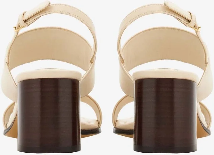 Lou 55 Slingback Leather Sandals - Image 3