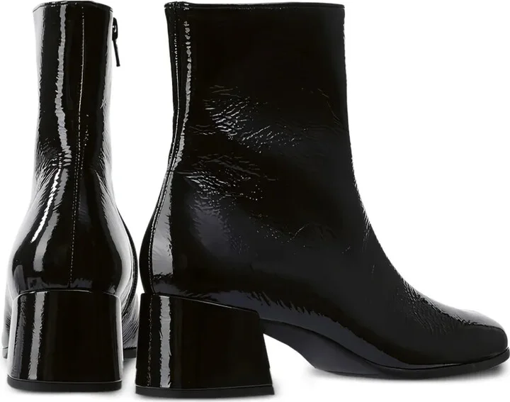 Lou block-heel patent ankle boots - Image 3