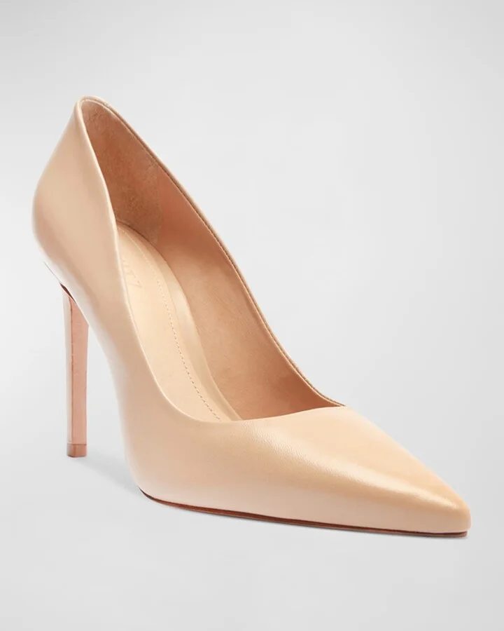 Lou Leather Stiletto Pumps - Image 3