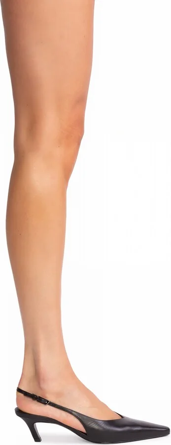 Lou Slingback Pointed Toe Kitten Heel Pump - Image 8