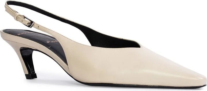 Lou Slingback Pointed Toe Kitten Heel Pump