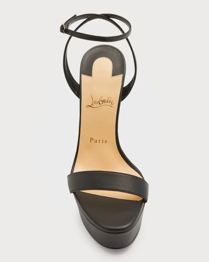 Loubi Queen Red Sole Platform Sandals - Image 3