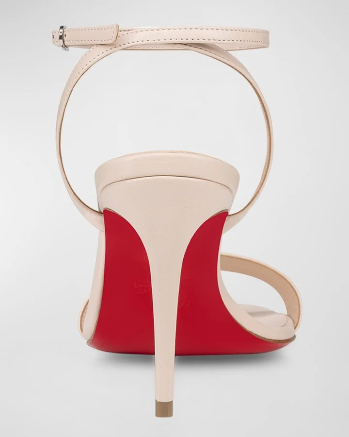 Loubigirl Ankle-Strap Red Sole Sandals - Image 9