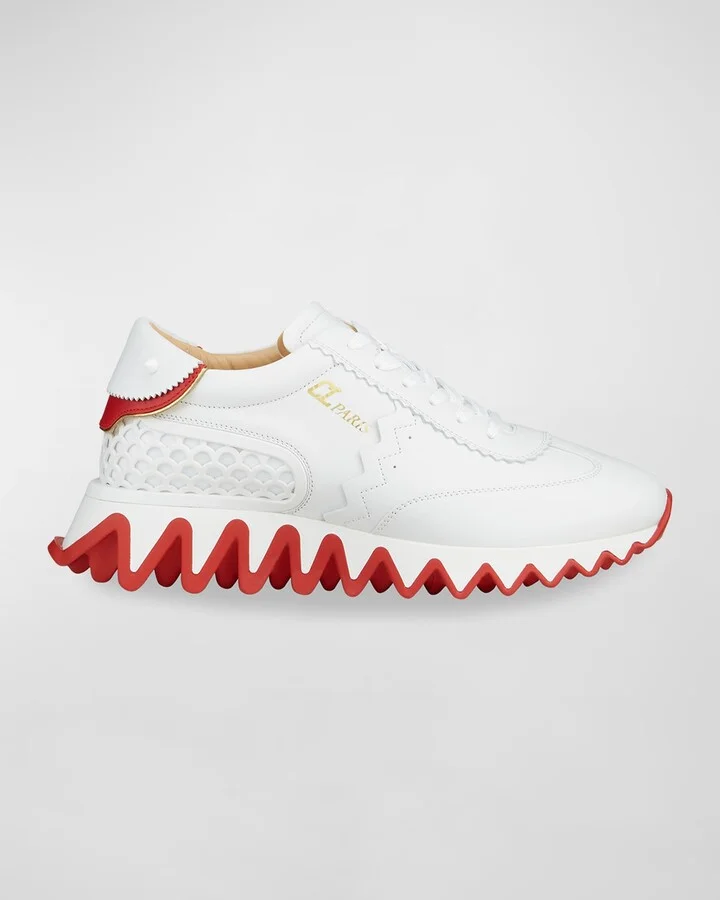 Loubishark Donna Red Sole Runner Sneakers