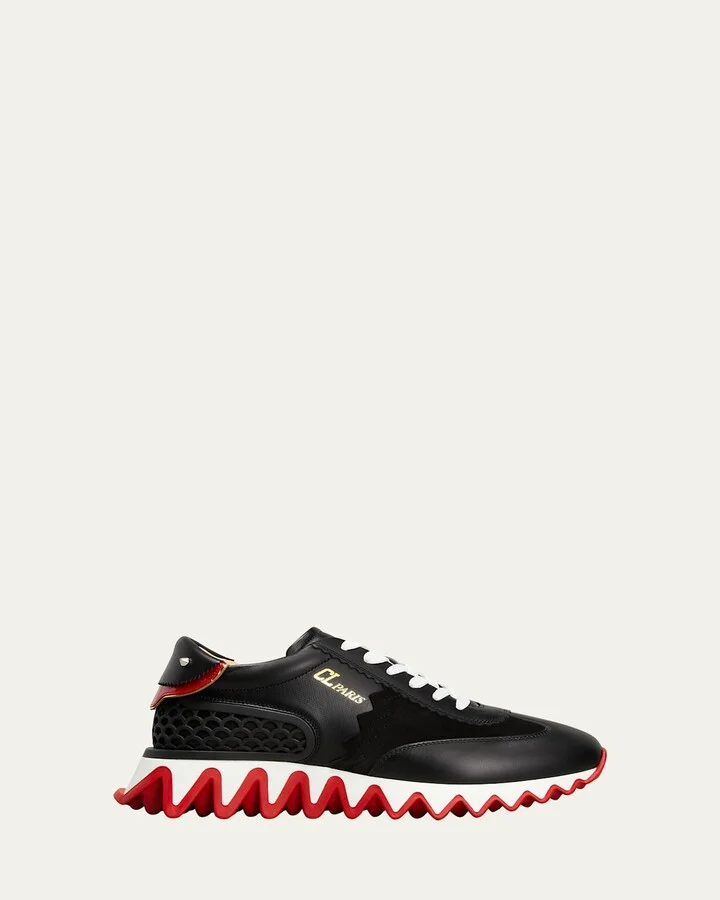 Loubishark Donna Red Sole Runner Sneakers