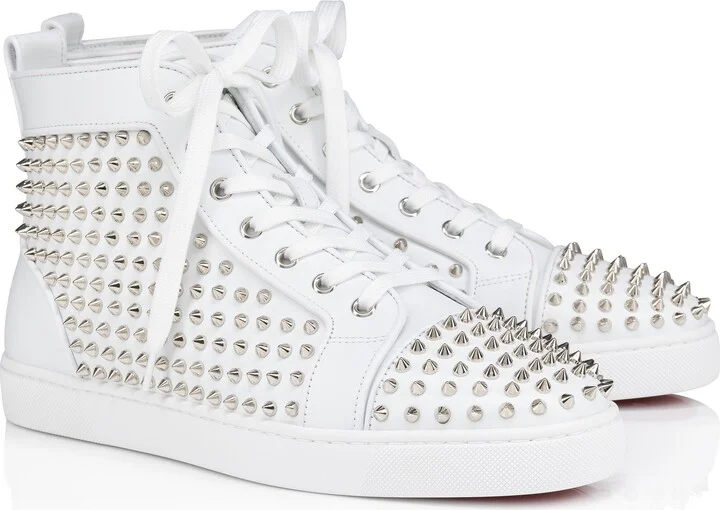 Louis Allover Spikes High Top Sneaker