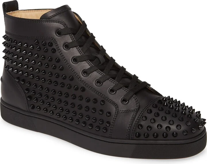 Louis Allover Spikes High Top Sneaker