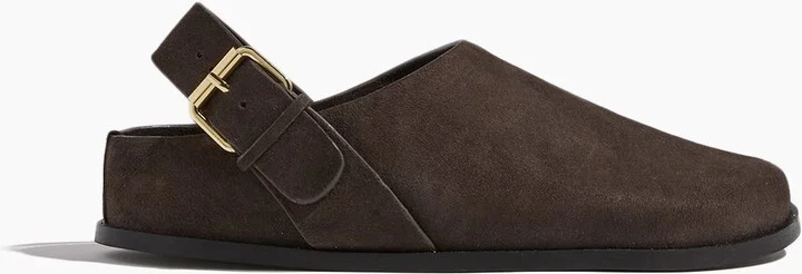 Louis Clog in Caribou Suede