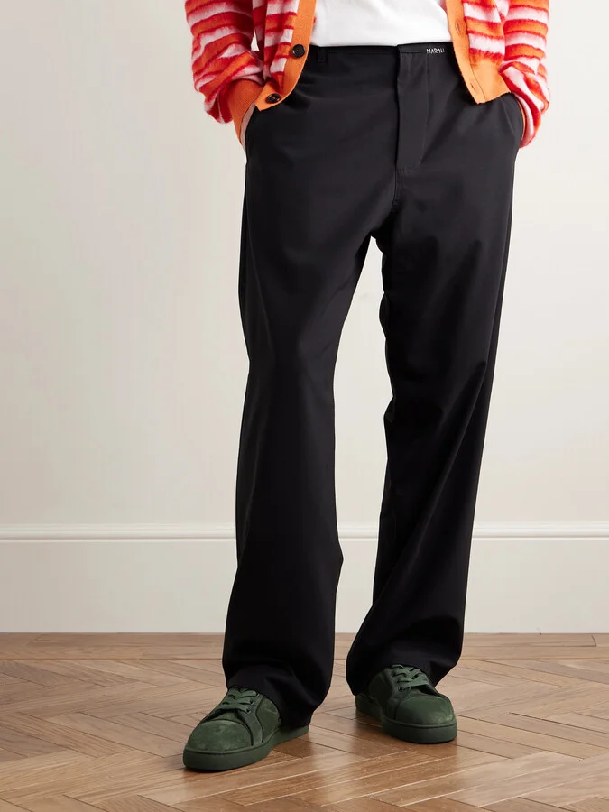 Louis Junior Grosgrain-Trimmed Suede Sneakers - Image 2