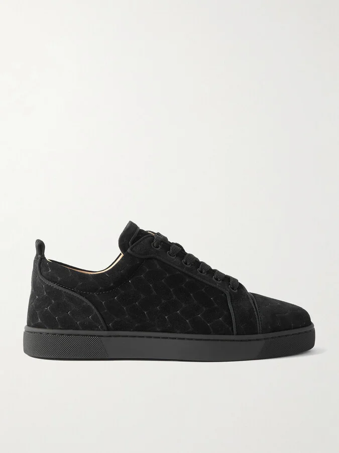 Louis Junior Orlato Woven Suede Sneakers