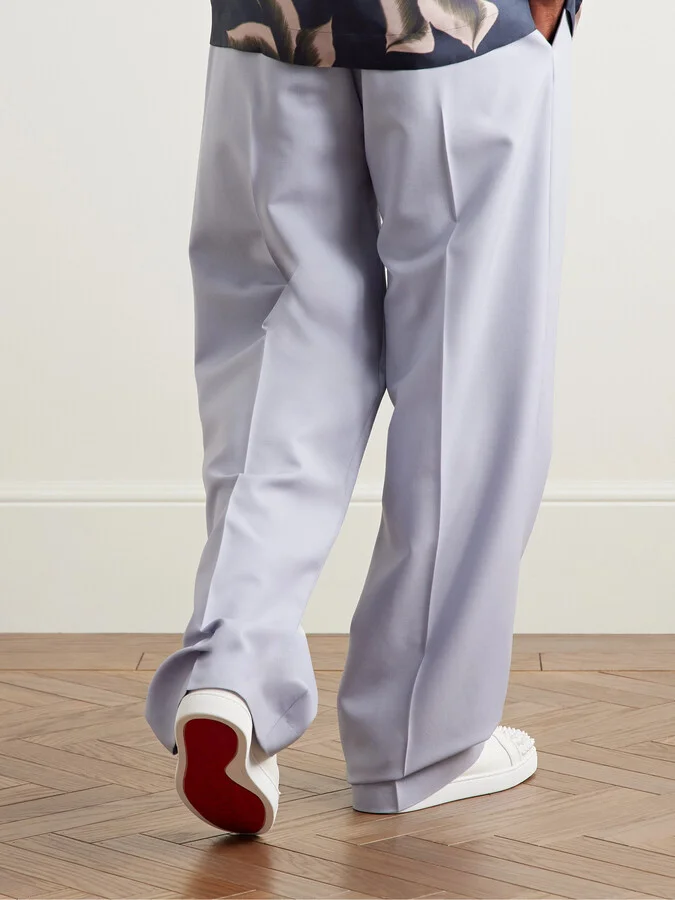 Louis Junior Spikes Cap-Toe Leather Sneakers - Image 2