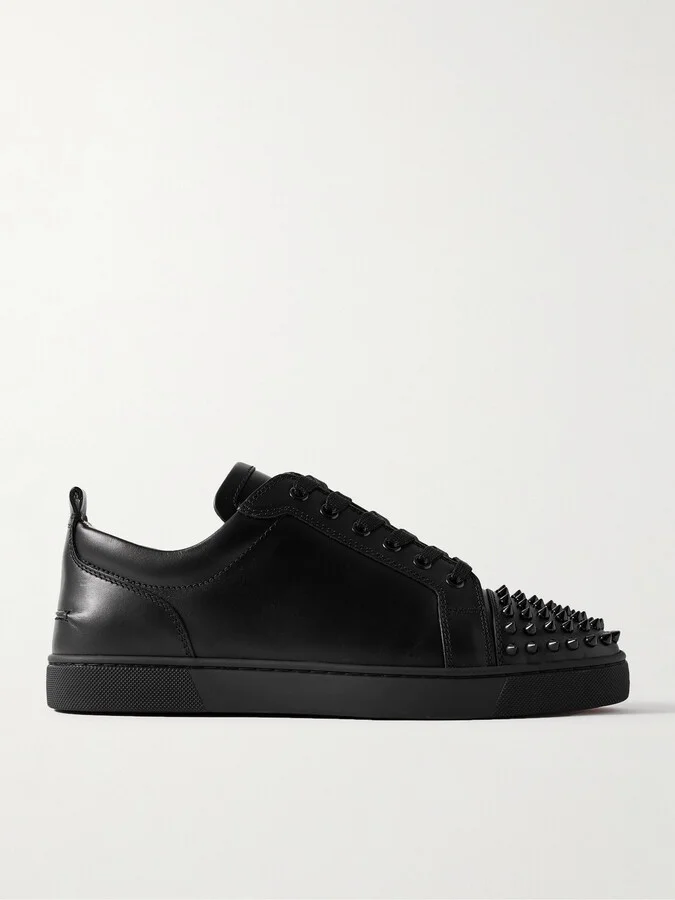 Louis Junior Spikes Cap-Toe Leather Sneakers