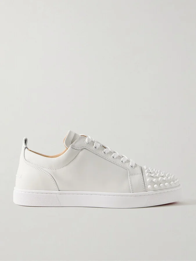 Louis Junior Spikes Cap-Toe Leather Sneakers