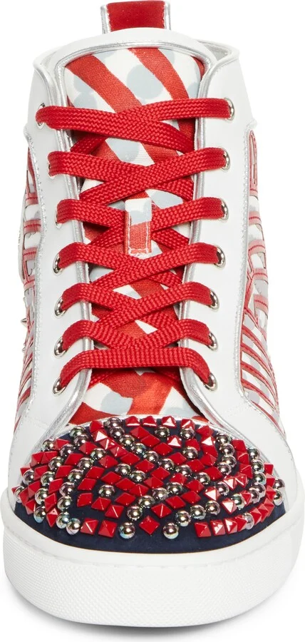 Louis No Limit Embellished High Top Sneaker - Image 4