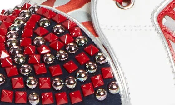 Louis No Limit Embellished High Top Sneaker - Image 7