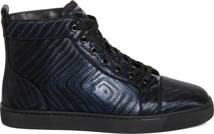 Louis Orlato Flat Stripe Jacquard High Top Sneaker - Image 3