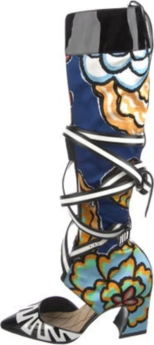 Black, Blue, Orange, Pattern Prints