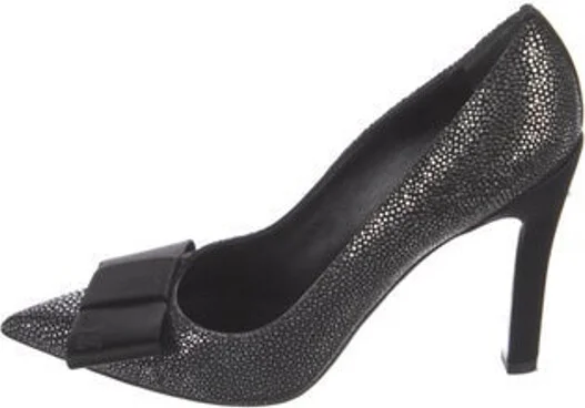Black, Metallic, Silver