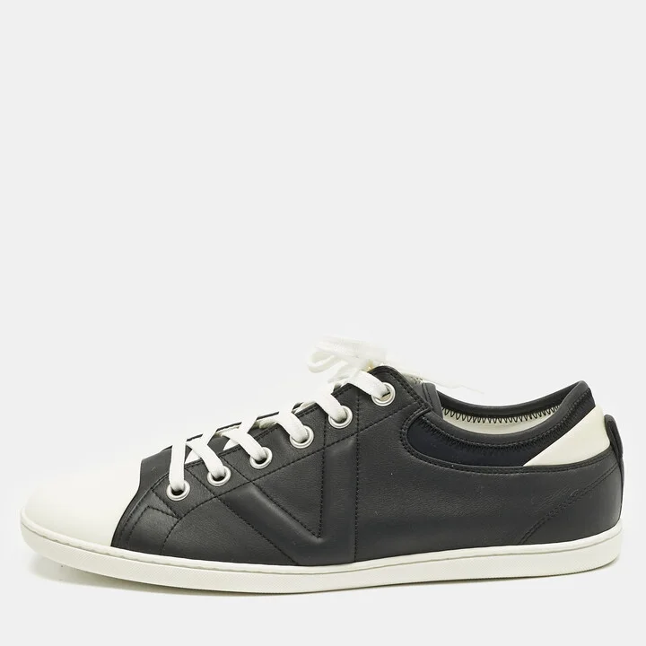 Louis Vuitton Damier Graphite Nylon and Leather Baseball Low Top Sneakers Size 42