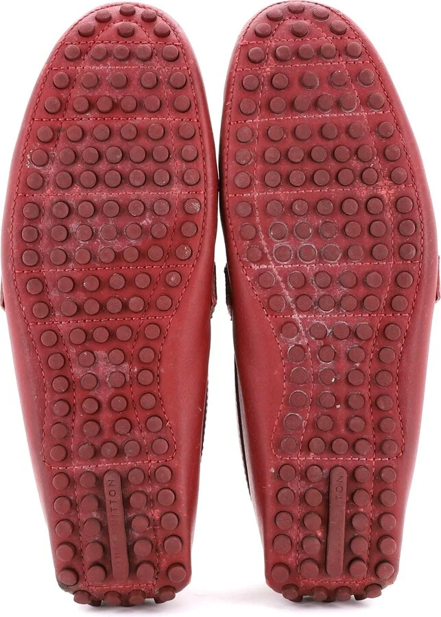 Louis Vuitton Men's Hockenheim Moccasin Loafers Leather - Image 4