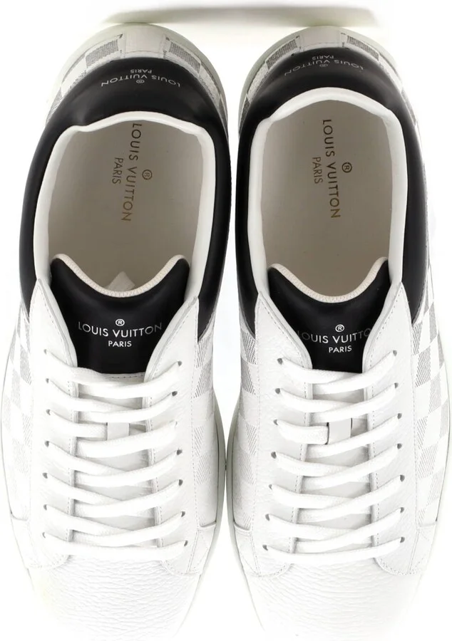 Louis Vuitton Men's Luxembourg Sneakers Gradient Damier Leather - Image 2