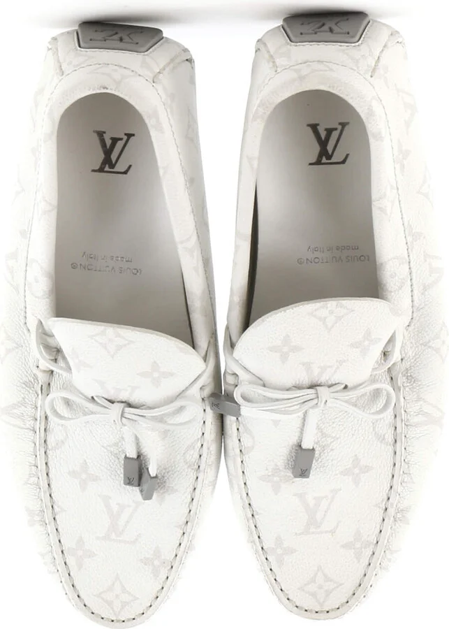 Louis Vuitton Men's LV Driver Moccasin Loafers Monogram Leather - Image 2