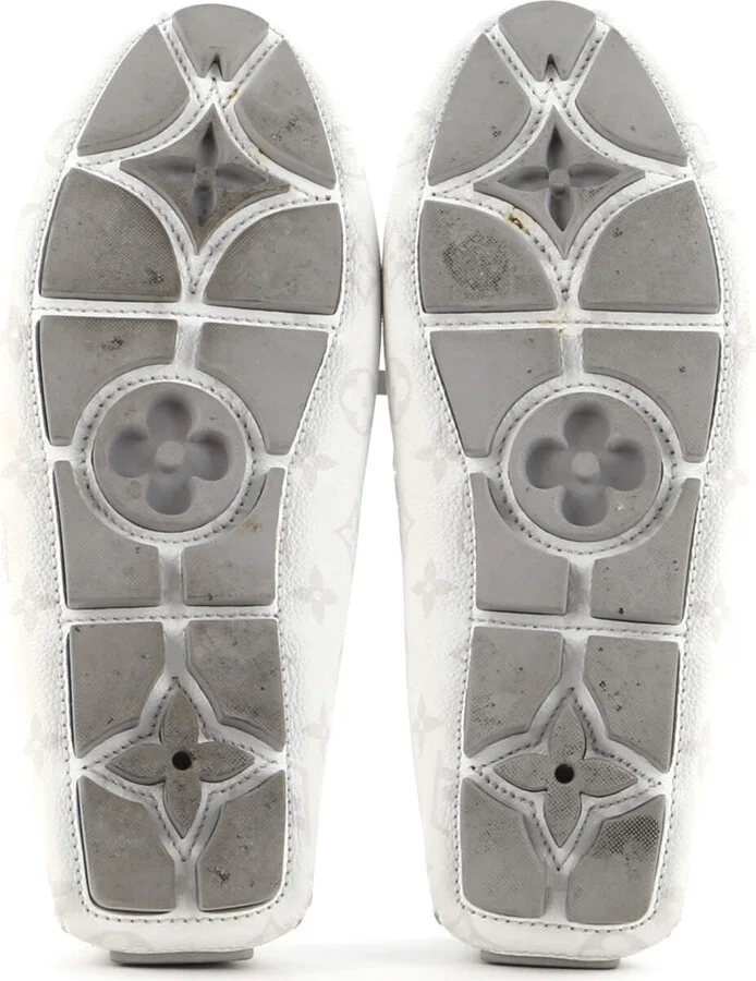 Louis Vuitton Men's LV Driver Moccasin Loafers Monogram Leather - Image 4