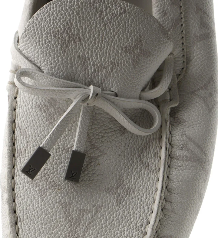 Louis Vuitton Men's LV Driver Moccasin Loafers Monogram Leather - Image 5