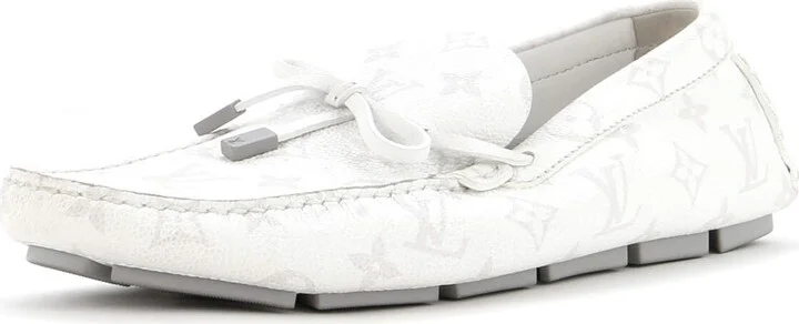 Louis Vuitton Men's LV Driver Moccasin Loafers Monogram Leather