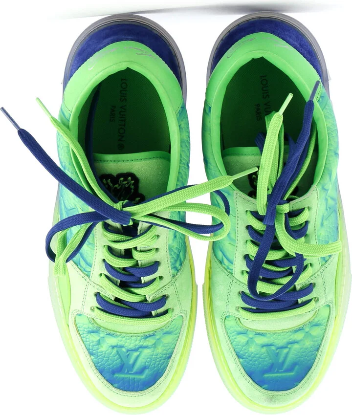 Louis Vuitton Men's LV Ollie Sneakers Limited Edition Illusion Monogram Taurillon Leather - Image 2